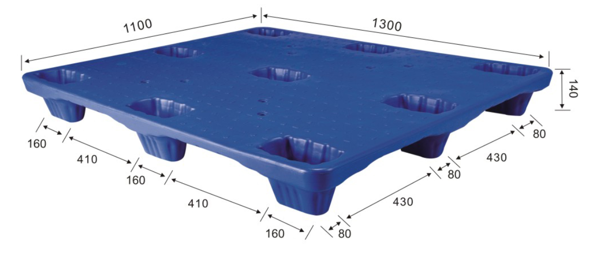 Heavy-Duty Multipurpose Industrial Plastic Pallet